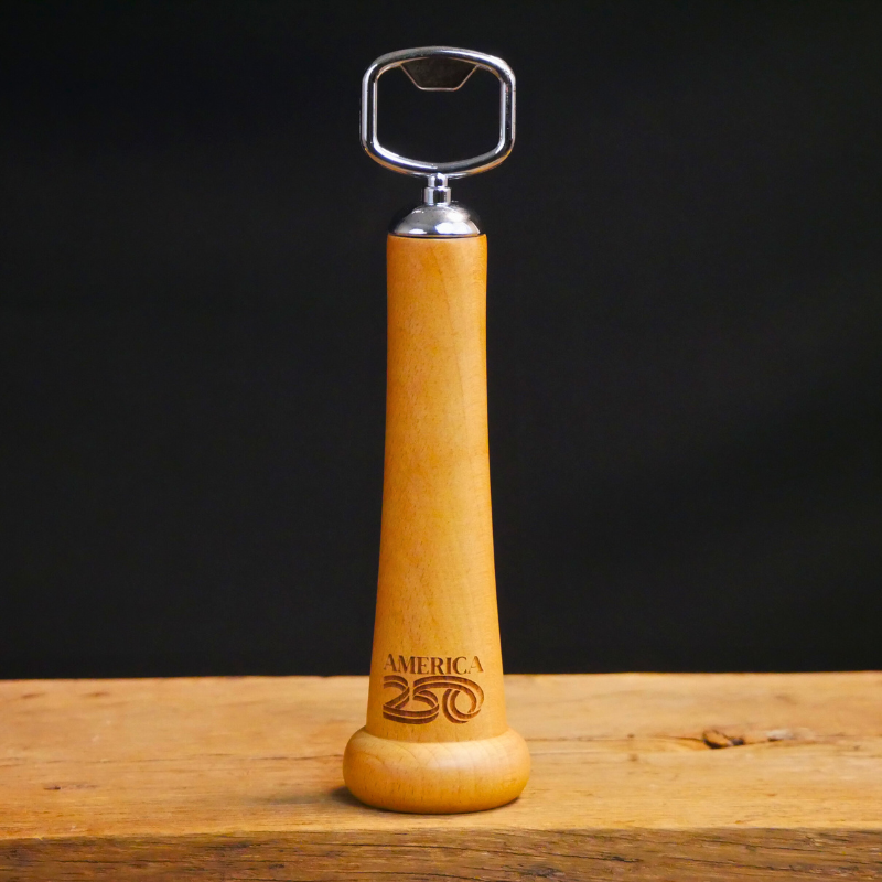 The America 250™ Season Opener® | Baseball Bat Handle Bottle Opener