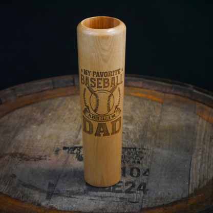 "Favorite Player Calls Me Dad" Dugout Mugs® | Baseball Bat Mug