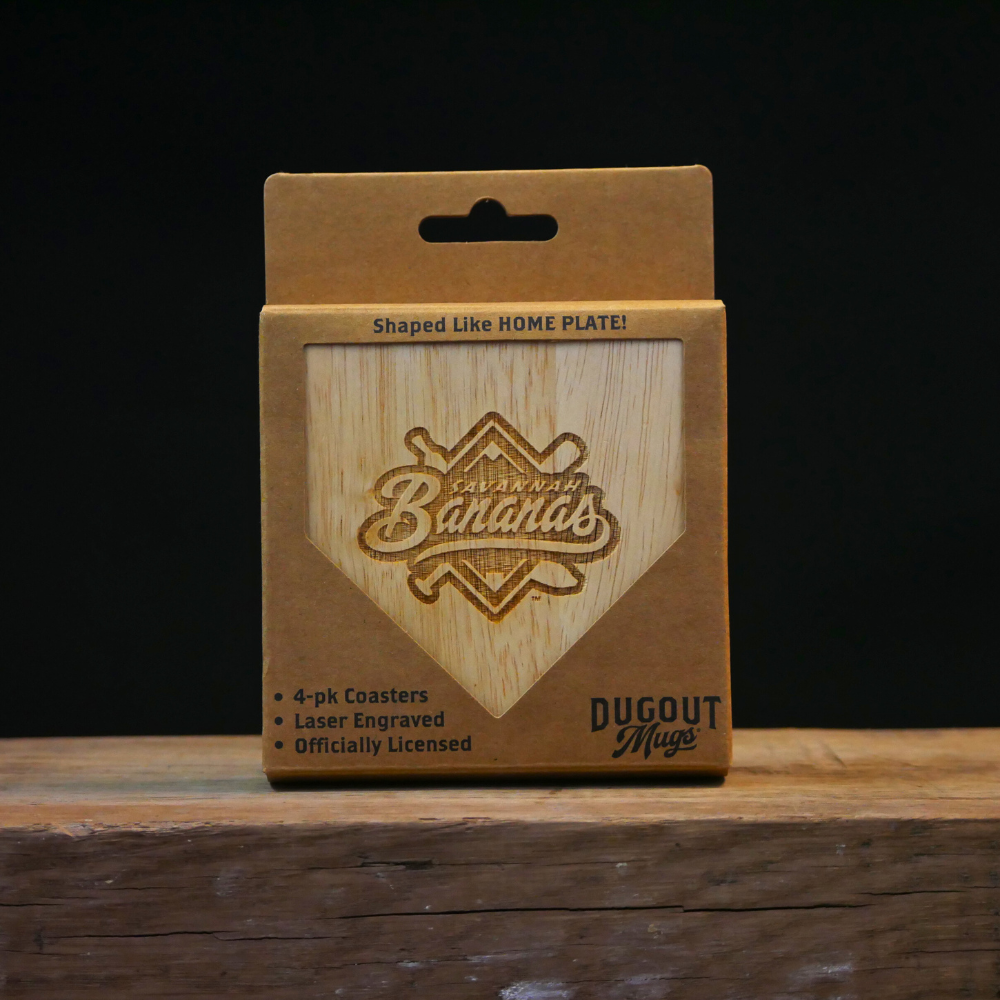 Banana Diamond Wood Coaster Box