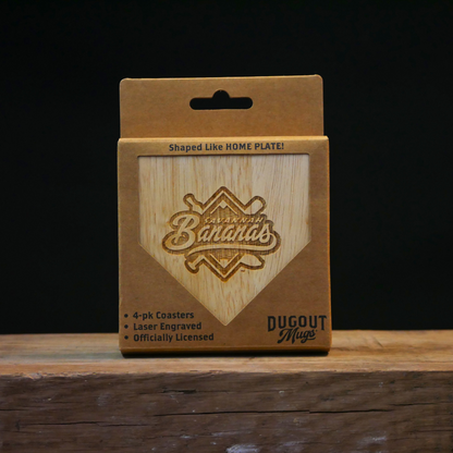 Banana Diamond Wood Coaster Box