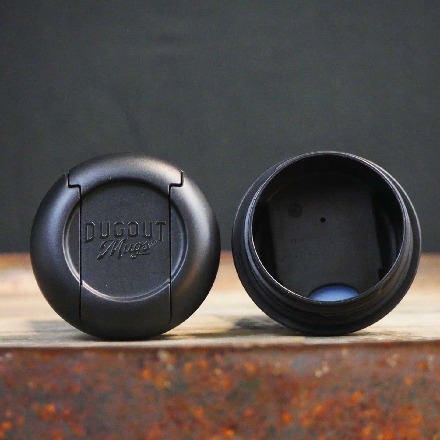 metal dugout mug lids 2 pack