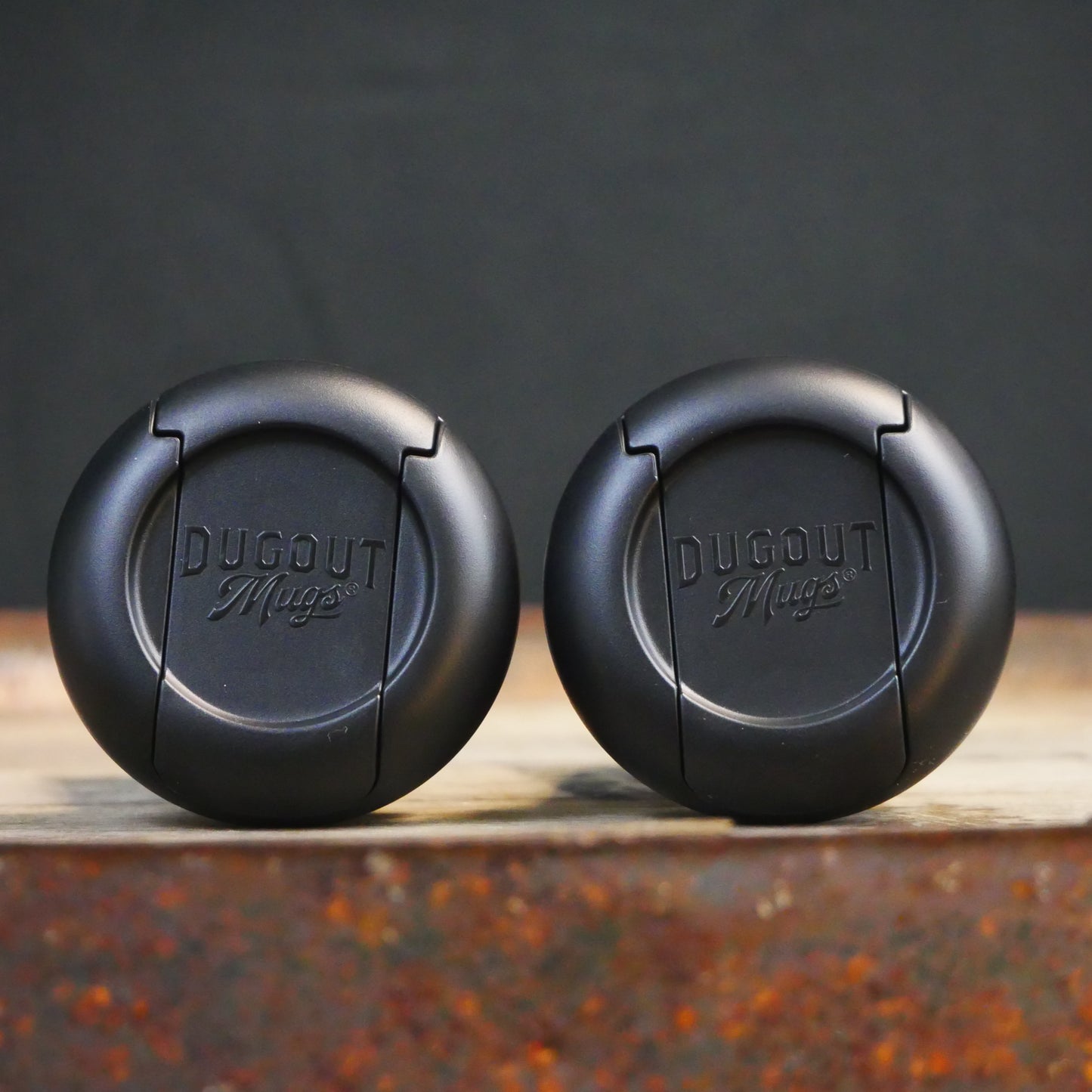 metal dugout mug lids 2 pack