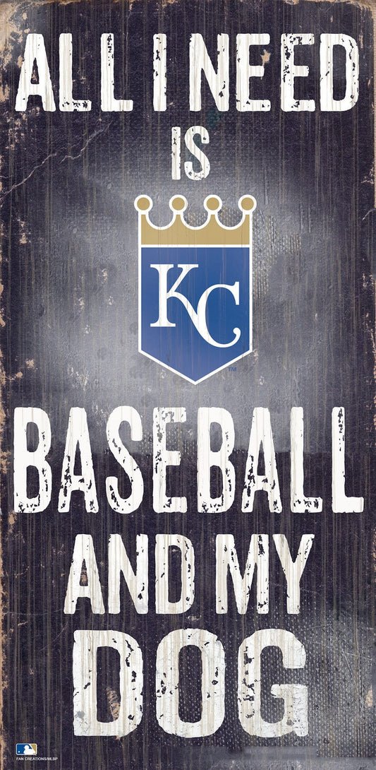Kansas City Royals My Dog 6x12 Sign